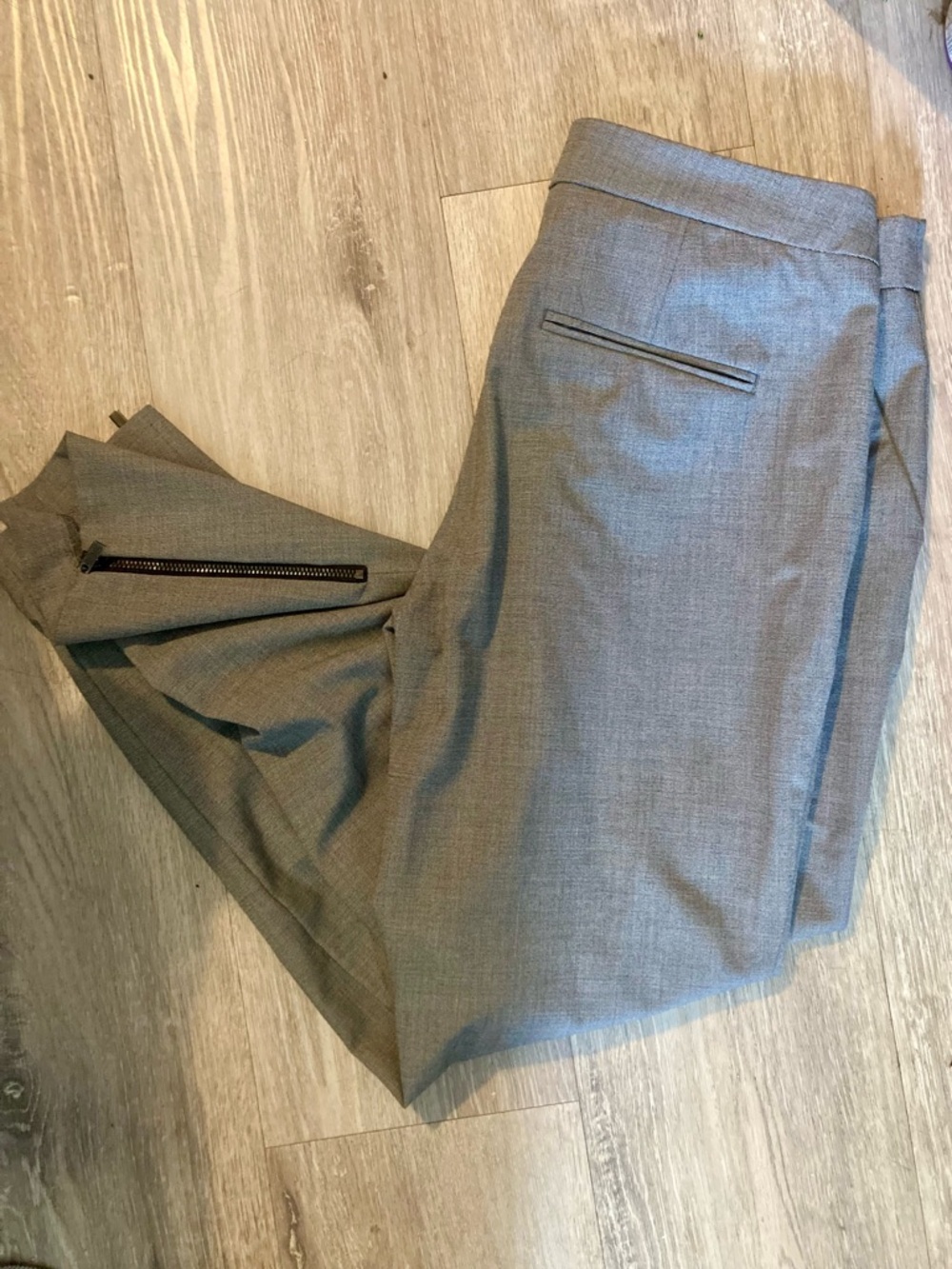Women’s RW&CO Tailored Ankle Pants - Gray